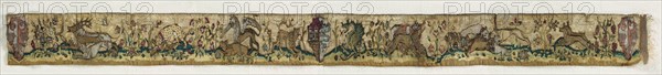 Tapestry Border, 1400-1450. Creator: Unknown.