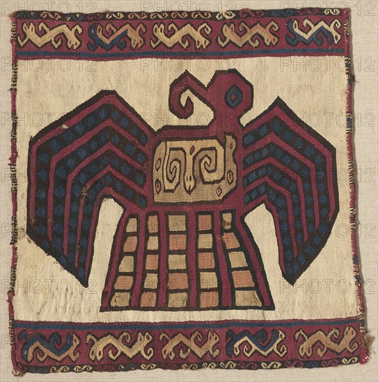 Tapestry Square Panel, c. 700-1100. Creator: Unknown.