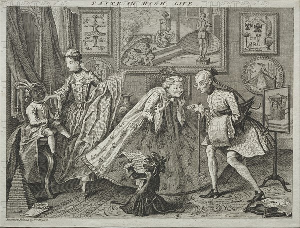 Taste in High Life, 1746. Creator: William Hogarth (British, 1697-1764), after a design by.