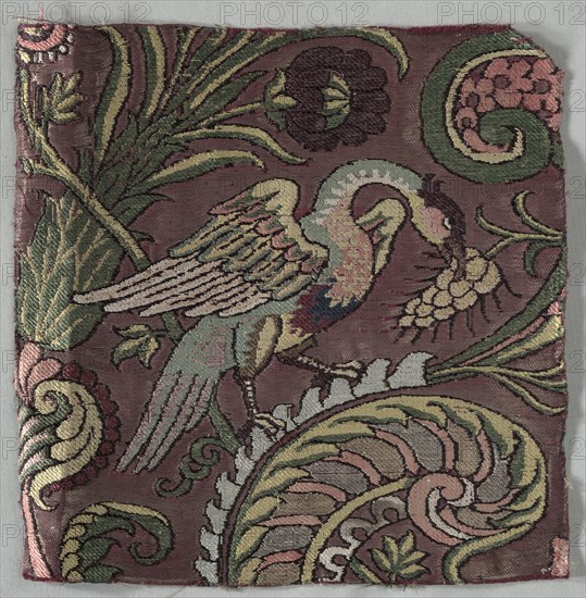 Textile Fragment, 1600s. Creator: Unknown.