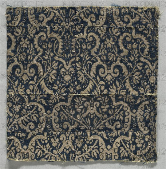 Textile Fragment, 1600s. Creator: Unknown.