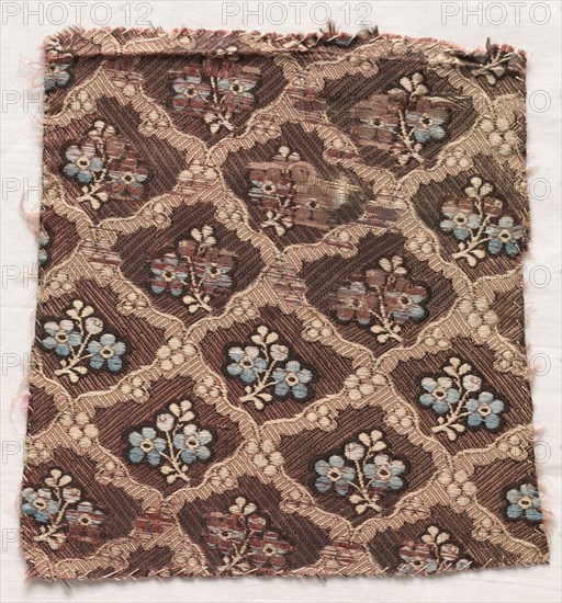 Textile Fragment, 1774-1793. Creator: Unknown.