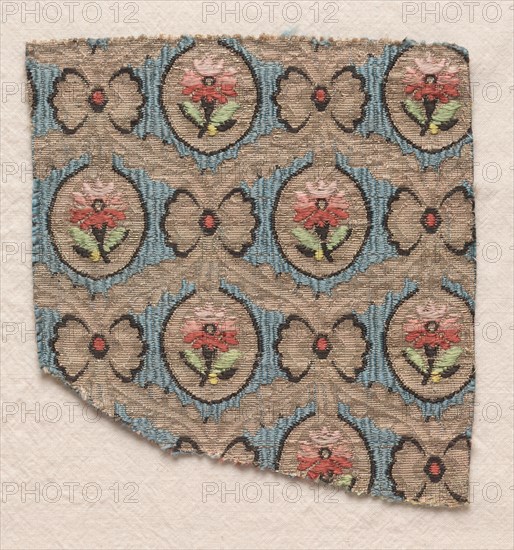 Textile Fragment, 1774-1793. Creator: Unknown.