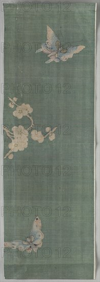 Textile Fragment, 1800s. Creator: Unknown.