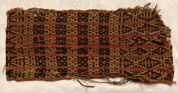 Textile fragment, c. 900 A.D.. Creator: Unknown.