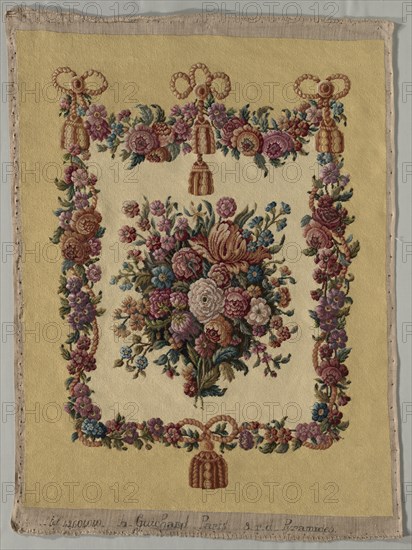 Textile Panel for Fire Screen (replacement), c. 1780. Creator: Unknown.
