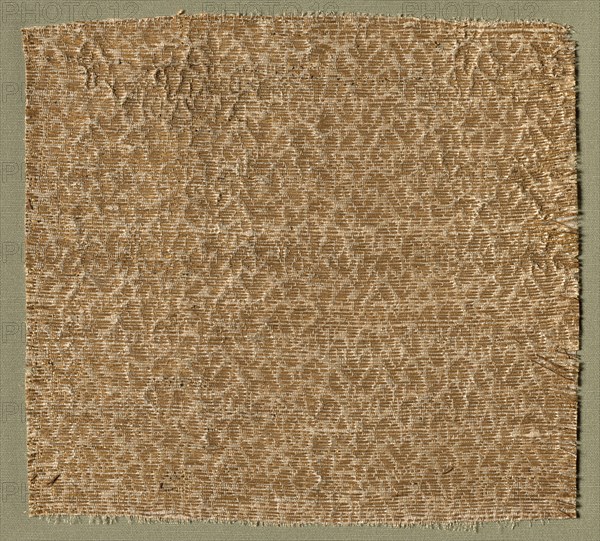 Textile with Tiny Leaves, 1275-1350. Creator: Unknown.