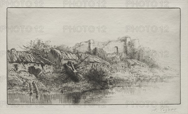The Abandoned Village. Creator: Alphonse Legros (French, 1837-1911).