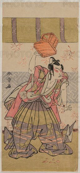 The Actor Ichikawa Raizo as Soga No Goro, mid-1770s. Creator: Katsukawa Shunsho (Japanese, 1726-1792).