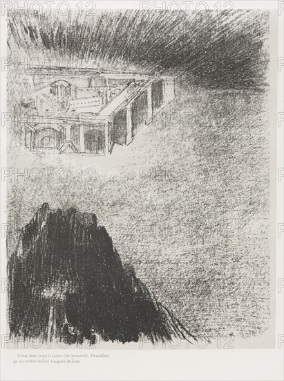 The Apocalypse of Saint John: And I, John, Saw the Holy City, New Jerusalem?., 1899. Creator: Odilon Redon (French, 1840-1916); Blanchard; Ambroise Vollard (French, 1867-1939).