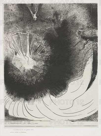 The Apocalypse of Saint John: And There Fell a Great Star from Heaven, Burning..., 1899. Creator: Odilon Redon (French, 1840-1916); Blanchard; Ambroise Vollard (French, 1867-1939).