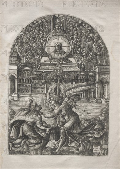 The Apocalypse: The Angel Shows St. John the Fountain of Living Water, 1546-1556. Creator: Jean Duvet (French, 1485-1561).