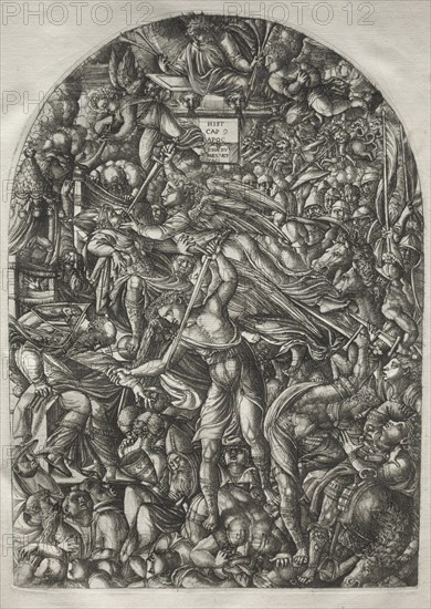 The Apocalypse: The Angel Sounding the Sixth Trumpet, 1546-1556. Creator: Jean Duvet (French, 1485-1561).