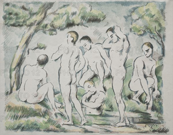 The Bathers, 1897. Creator: Paul Cézanne (French, 1839-1906).