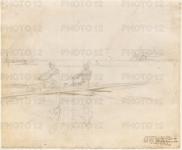 The Biglin Brothers Turning the Stake, 1873. Creator: Thomas Eakins (American, 1844-1916).