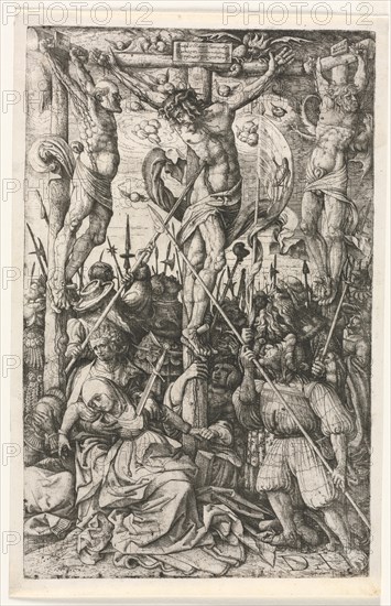 The Calvary, c. 1520. Creator: Daniel I Hopfer (German, c. 1470-1536).