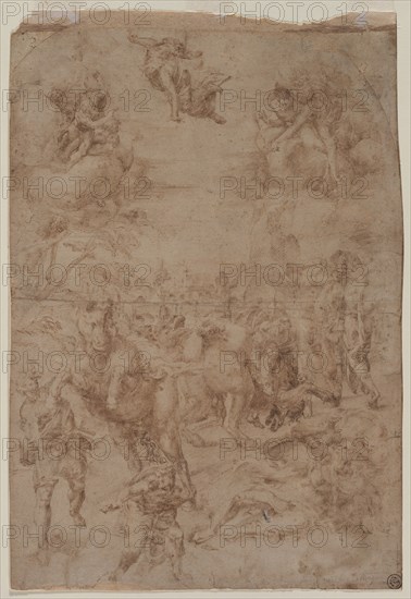 The Conversion of St. Paul, after 1575. Creator: Lelio Orsi (Italian, 1511-1587).