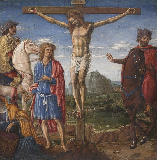 The Crucifixion, 1470s. Creator: Matteo di Giovanni (Italian, c. 1435-1495).