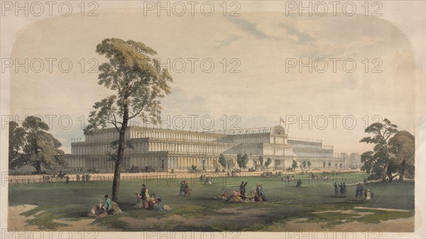 The Crystal Palace, c. 1850. Creator: Joseph Nash (British, 1808-1878), possibly by.
