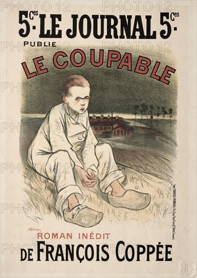 The Culprit, 1896. Creator: Théophile Alexandre Steinlen (Swiss, 1859-1923).