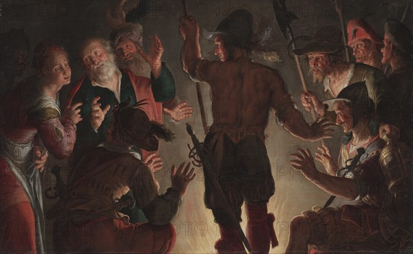 The Denial of Peter, c. 1624-1628. Creator: Peter Wtewael (Dutch, 1596-1660).