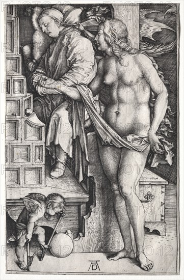 The Dream of the Doctor, c. 1500. Creator: Albrecht Dürer (German, 1471-1528).