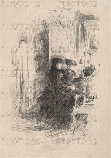 The Duet, 1894. Creator: James McNeill Whistler (American, 1834-1903).