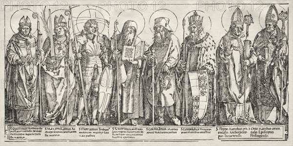 The Eight Saints of Austria, c. 1515. Creator: Albrecht Dürer (German, 1471-1528).