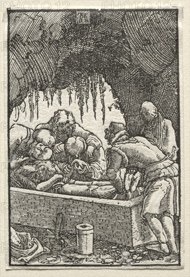 The Fall and Redemption of Man: Burial of Christ, c. 1515. Creator: Albrecht Altdorfer (German, c. 1480-1538).