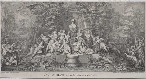 The Four Festivals: Festival of Diana. Creator: Claude Gillot (French, 1673-1722).