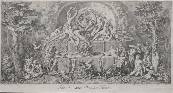 The Four Festivals: Festival of Faune. Creator: Claude Gillot (French, 1673-1722).