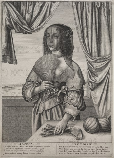 The Four Seasons: Summer, 1641. Creator: Wenceslaus Hollar (Bohemian, 1607-1677).