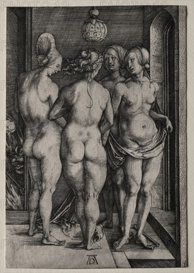 The Four Witches (Four Naked Women), 1497. Creator: Albrecht Dürer (German, 1471-1528).