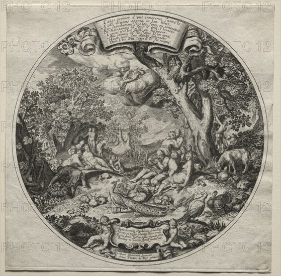 The Golden Age. Creator: Theodor de Bry (Flemish, 1528-1598).