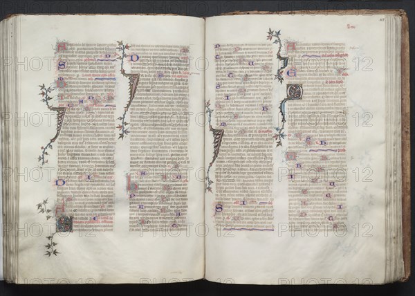 The Gotha Missal: Fol. 104v, Text, c. 1375. Creator: Master of the Boqueteaux (French); Workshop, and.