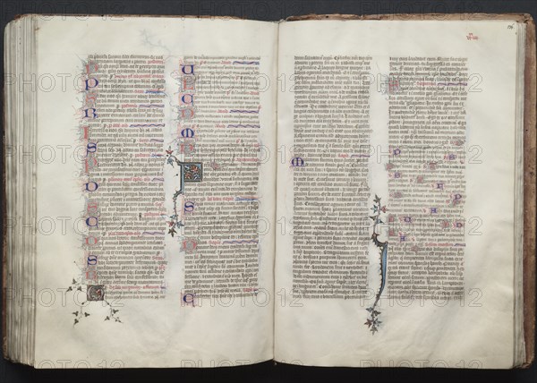 The Gotha Missal: Fol. 136r, Text, c. 1375. Creator: Master of the Boqueteaux (French); Workshop, and.