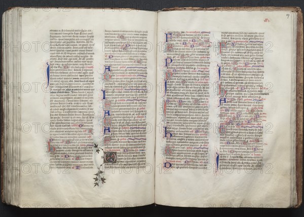 The Gotha Missal: Fol. 137r, Text, c. 1375. Creator: Master of the Boqueteaux (French); Workshop, and.