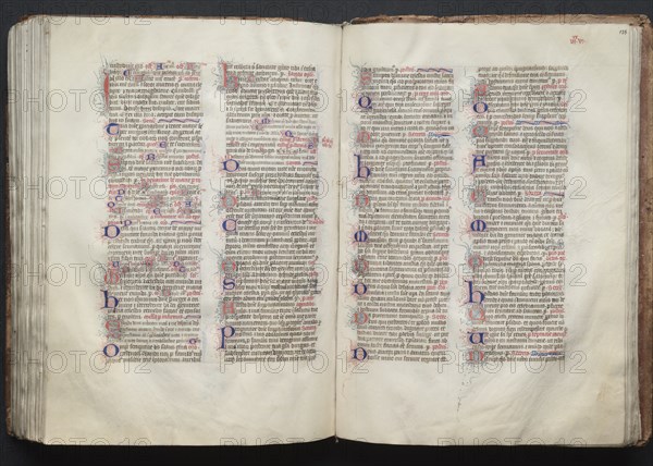 The Gotha Missal: Fol. 138r, Text, c. 1375. Creator: Master of the Boqueteaux (French); Workshop, and.