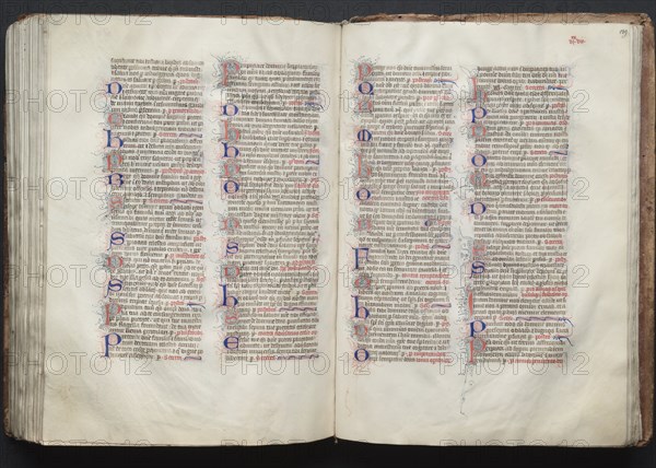 The Gotha Missal: Fol. 138v, Text, c. 1375. Creator: Master of the Boqueteaux (French); Workshop, and.