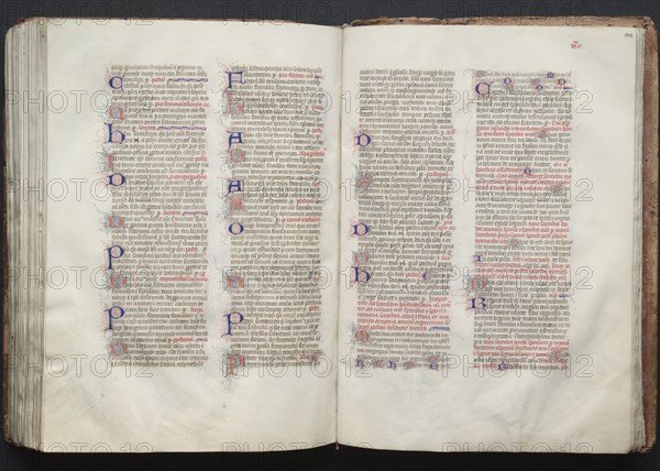 The Gotha Missal: Fol. 141v, Text, c. 1375. Creator: Master of the Boqueteaux (French); Workshop, and.