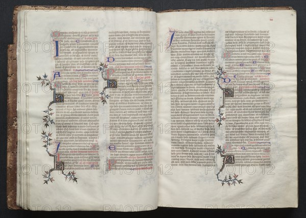 The Gotha Missal: Fol. 14r, Text , c. 1375. Creator: Master of the Boqueteaux (French); Workshop, and.