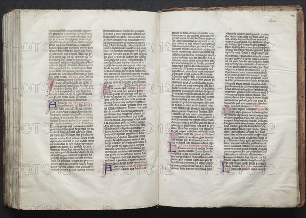 The Gotha Missal: Fol. 154r, Text, c. 1375. Creator: Master of the Boqueteaux (French); Workshop, and.