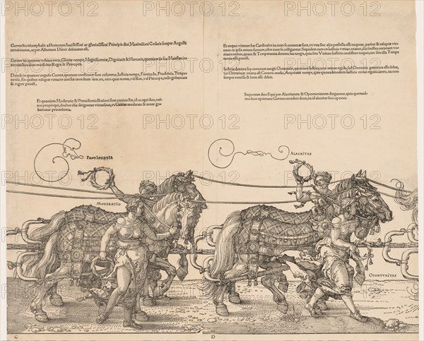 The Great Triumphal Car of Emperor Maximilian, 1523. Creator: Albrecht Dürer (German, 1471-1528).