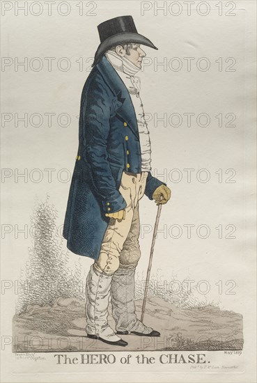 The Hero of the Chase, 1819. Creator: Richard Dighton (British, 1795-1880).