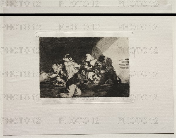 The Horrors of War: One Cant Look. Creator: Francisco de Goya (Spanish, 1746-1828).
