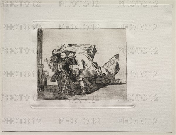 The Horrors of War: This Is Not Less So. Creator: Francisco de Goya (Spanish, 1746-1828).