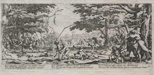 The Large Miseries of War: Peasant's Revenge, 1633. Creator: Jacques Callot (French, 1592-1635).