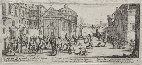 The Large Miseries of War: The Hospital, 1633. Creator: Jacques Callot (French, 1592-1635).