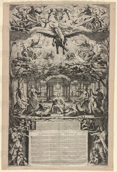 The Large Thesis, 1625. Creator: Jacques Callot (French, 1592-1635).