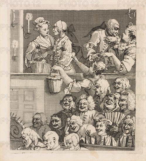 The Laughing Audience, 1733. Creator: William Hogarth (British, 1697-1764).